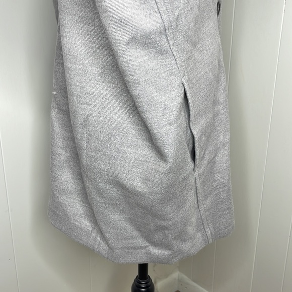 Free People Gray Double-Breasted Coat - Picture 9 of 15